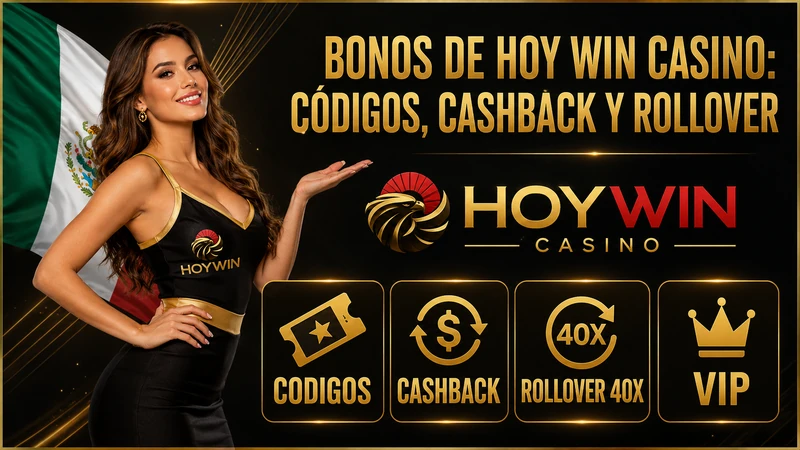 Bonos Hoywin con códigos cashback y rollover en México